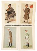 Collection of 30 Vanity Fair horse racing prints, featuring gentlemen of the Turf in varying