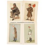 Collection of 30 Vanity Fair horse racing prints, featuring gentlemen of the Turf in varying