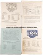 Large collection of Ilford FC reserves home programmes, including 24 issues from the late 1940s, the