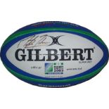 Martin Johnson signed 2003 Rugby World Cup Super Midi rugby ball, official winners' limited edition,