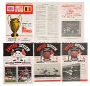 316 Manchester United home programmes dating between 1956-57 and 1988-89