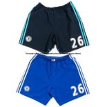 John Terry match shorts from Chelsea FC's 2014-15 Premier League winning season, two, a blue home