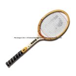 Bjorn Borg autographed tennis racquet, a wooden handled Bancroft Bjorn Borg Monte Carlo, signed in