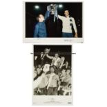 Pair of large signed Chelsea FC limited edition photoprints, the first in colour and featuring the