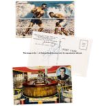 Jack Dempsey 1919-1926 world heavyweight boxing champion signed postcard set, original boxing
