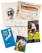 Tottenham Hotspur memorabilia, with items dating from 1906 onwards including club cheques & invoices