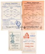 Eight Wartime Finals & Semi-Finals programmes, FL South Finals for 1943 (pirate), 1944 & 1945, FL