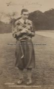 Henry Cotton signed picture postcard, signed in black ink above an image of the golfing legend