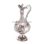 Jockey's trophy for the 1919 Grand National won by Ernie Piggott on Poethlyn in the form of silver