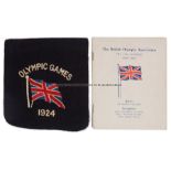 Great Britain swimming gold medallist Lucy Morton's 1924 Paris Olympic Games Itinerary, issued by
