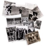 1936 FA Cup Final referee Harry Nattrass press photographs, selection of b&w press photographs