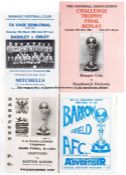 Collection of F.A. Trophy and F.A. Vase Final & Semi-Final programmes dating between the 1970s and