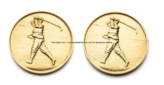 Two 18ct. gold Army Golfing Sociey Championship winner's medals awarded to Brigadier A.G Barry C.B.