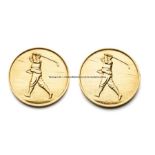 Two 18ct. gold Army Golfing Sociey Championship winner's medals awarded to Brigadier A.G Barry C.B.