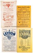 50 Ilford FC home and away programmes dating between seasons 1935-36 and 1939-40, contained in a