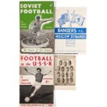The Moscow Dynamo Tour of Great Britain 1945, comprising programmes for the matches v Rangers,