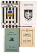 Collection of 130 Football handbooks and Guides mostly 1960s & 1970s, but with a few earlier and