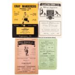 144 non-League football programmes dating from the 1950s