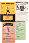 144 non-League football programmes dating from the 1950s