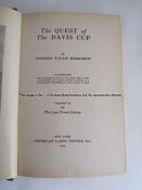 The Lawn Tennis Library Volume IV The Quest of the Davis Cup by S.W. Merrihew, 1928, published by