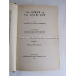 The Lawn Tennis Library Volume IV The Quest of the Davis Cup by S.W. Merrihew, 1928, published by