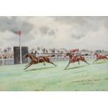 John Beer (British 1860-1930, active 1885-1915), COOMBE AUTUMN PLATE, SANDOWN OCT 25th 1912,