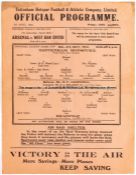 16 Tottenham Hotspur wartime single-sheet home programmes, 3 x 1942-43, 5 x 43-44, 3 x 44-45 & 5 x