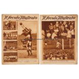 Two editions of the Italian magazine Il Secolo Illustrato published during the 1934 World Cup, 9th &