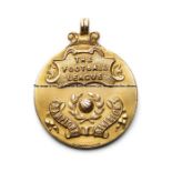 9ct gold Football League Champions Division 3 medal for season 1963-64, awarded to Graham Wilfred