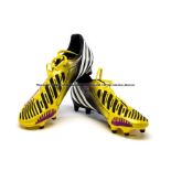 Petr Cech match issued Chelsea FC football boots for the 2013 UEFA Europa League Final, yellow &