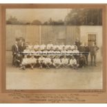 Official photograph of the Tottenham Hotspur football team in season 1907-08, by Jones Bros., 708