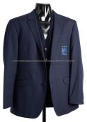 Manuel Pellegrini Manchester City club blazer, 100% navy blue merino wool & mohair by T M Lewin of