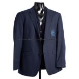 Manuel Pellegrini Manchester City club blazer, 100% navy blue merino wool & mohair by T M Lewin of