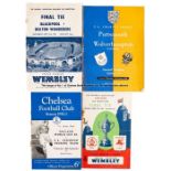 Selection of 28 big match football programmes, including F.A. Cup Finals for 1951-1953 inc.; Charity