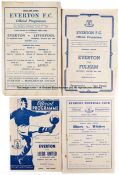 56 Everton 1940s home programmes, 3 x 44-45, 7 x 45-46, 25 x 46-47, 16 x 47-48 & 5 x 48-49