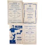 56 Everton 1940s home programmes, 3 x 44-45, 7 x 45-46, 25 x 46-47, 16 x 47-48 & 5 x 48-49