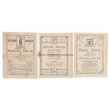 Three 1920s Epsom Derby Day racecards, all Dorling's, comprising 1927, 1928 and 1929