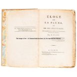 Bajot (M). Eloge de la Paume, published Paris 1806, hardcover, explaining the advantages of the game