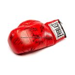Boxing glove signed by seven Heavyweight World Champions, red left-hand Everlast signed in black