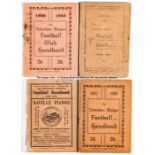 13 Tottenhem Hotspur club handbooks, comprising 1908-09, 1920-21, 1925-26 & 1926-27, 1928-29 &