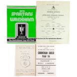 Large collection of minor cup finals programmes, extensive array of local cup competitions with good
