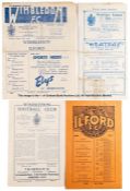 13 Wimbledon FC home and away programmes dating between the 1930s and the 1950s