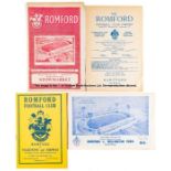 527 Romford FC home programmes 1950s to 1970s, 14 x 50s, 337 x 60s & 176 x 70s, including issues v
