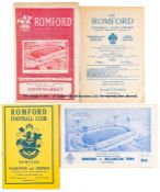 527 Romford FC home programmes 1950s to 1970s, 14 x 50s, 337 x 60s & 176 x 70s, including issues v