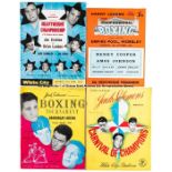 Boxing memorabilia, comprising: 13 boxing programmes dating between 1951 and 1968 including Carnival