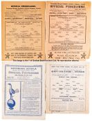 14 Tottenham Hotspur 1940s home programmes, 2 x 43-44, 2 x 44-45, 3 x 45-46, 2 x 46-47, 2 x 47-