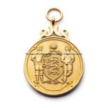 Steve Finnan's Liverpool FA Cup Final 2006 winner's medal, 9ct gold, hallmarked 375, of circular