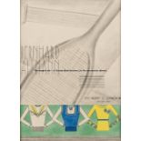 Bernhard Altmann (Austrian, 1888-1960), original advertising artwork for tennis sweaters, circa