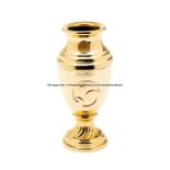 Copa America Centenario 2016 replica trophy, miniature gold-plated replica tournament trophy