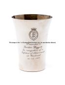 Goodwood Racecourse's 1998 Lifetime Achievement Presentation to Lester Piggott, silver beaker